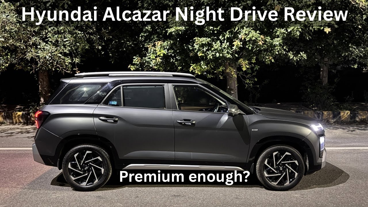 Hyundai Alcazar Night Drive Review | Alcazar Night Drive Experience | Creta+2 Interior Ambience