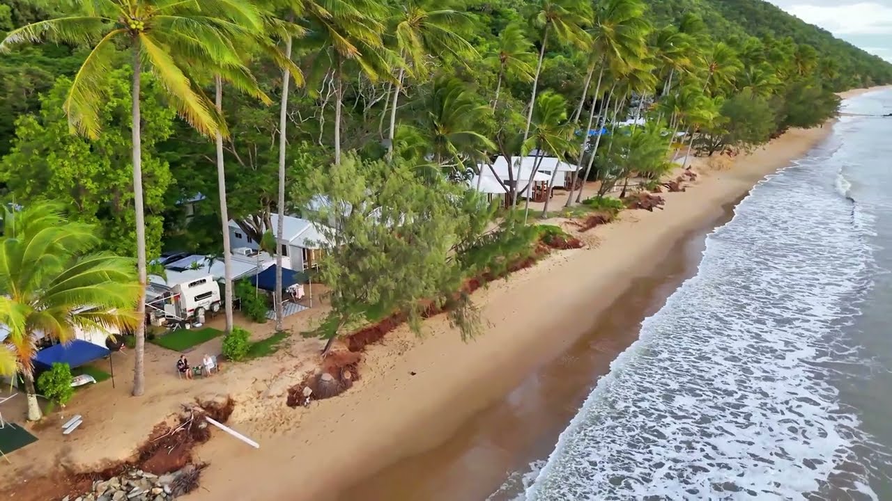 Ellis Beach,Cairns,far north Queensland,Australia, 6 months after Jasper Cyclone.