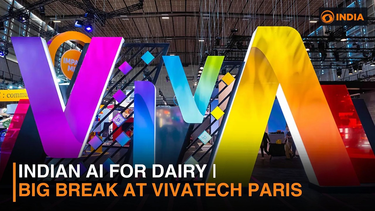 VivaTech 2026: индийский стартап представляет ИИ-технологии для здоровья коров на мероприятии в П...