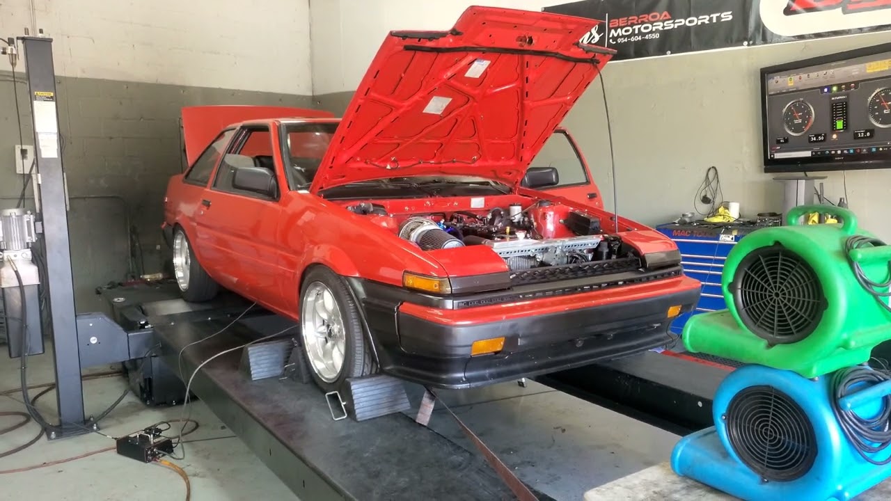 Dyno Day Ae86 2RZ Turbo South Florida