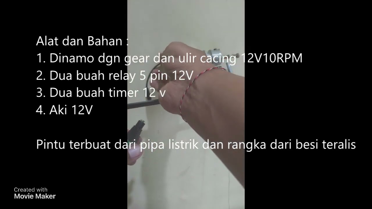 Merakit sendiri Pintu Walet Otomatis sangat murah