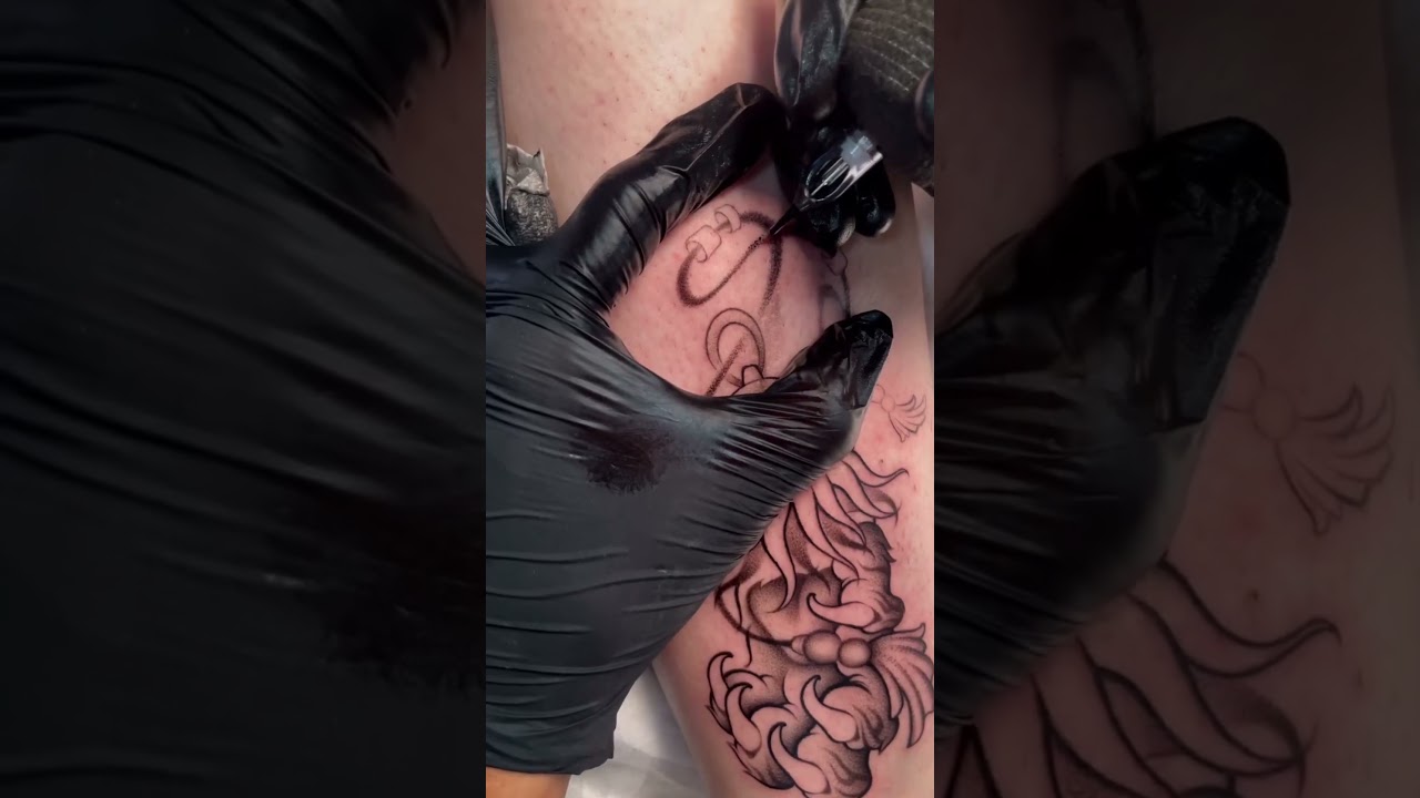 Shading tattooprocess#elitetattoo#eliteEVOcartridges #elitecartridges #details #short #tattooprocess
