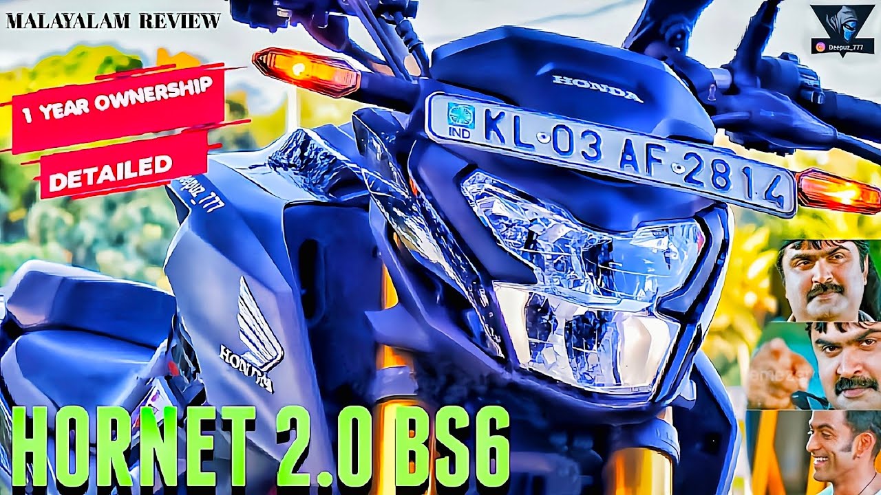 Honda Hornet 2.0 BS6 Detailed One Year Ownership Malayalam Review - deepuz_777