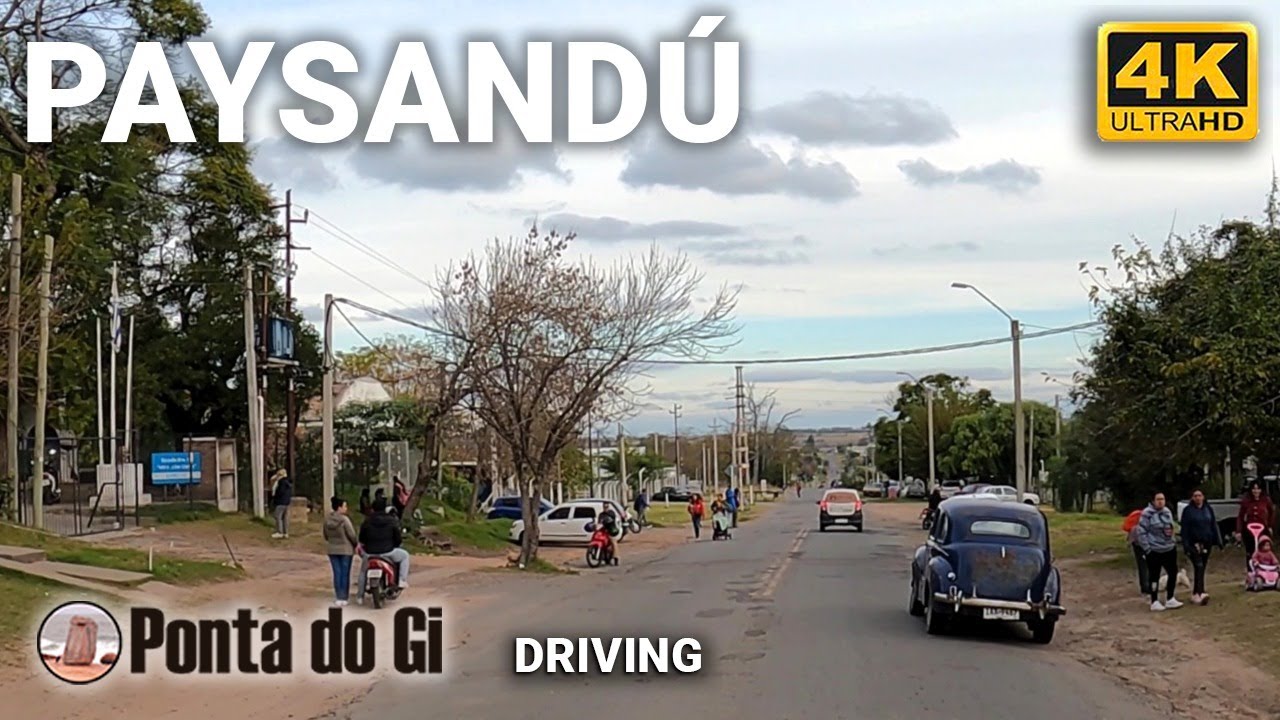Saliendo de la CIUDAD de PAYSANDÚ a la RUTA 3 [URUGUAY] #driving 2023