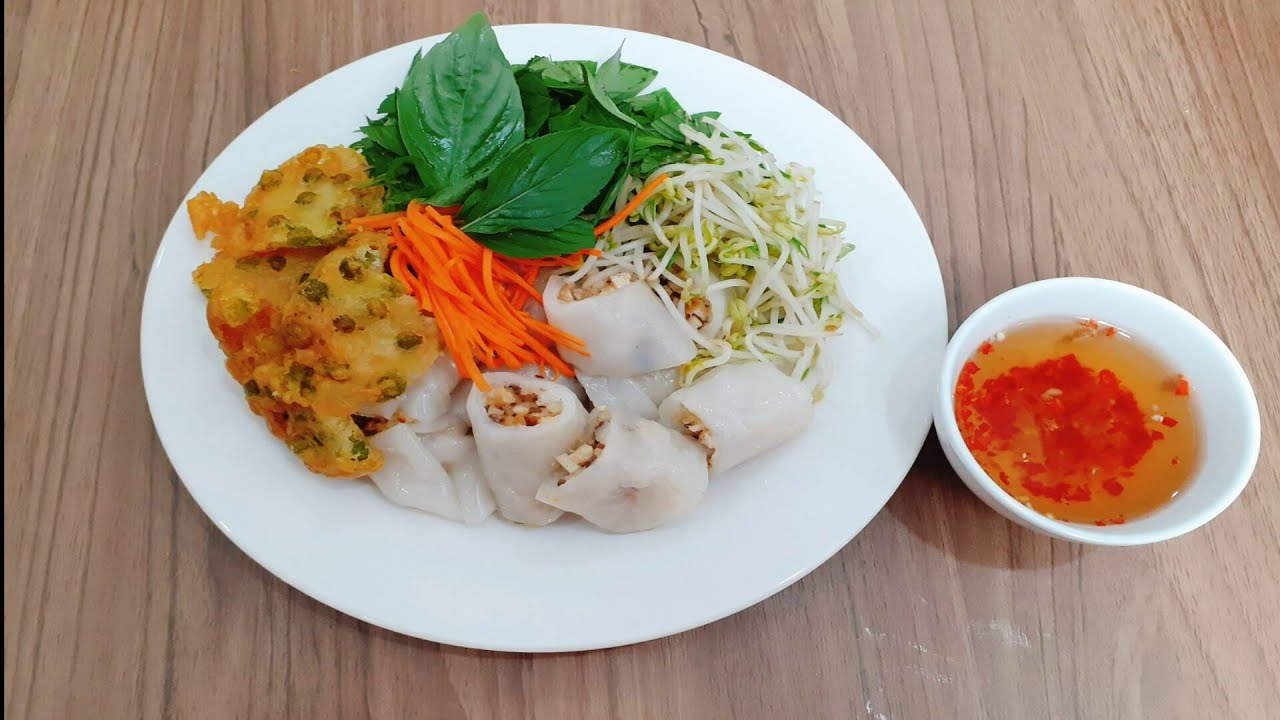CÔNG THỨC BÁNH CUỐN CHAY TRÁNG CHẢO -HOMEMADE VIETNAMESE VEGETABLES STEAMED ROLLS- 越南式蔬菜卷筒粉制作-TẬP 32