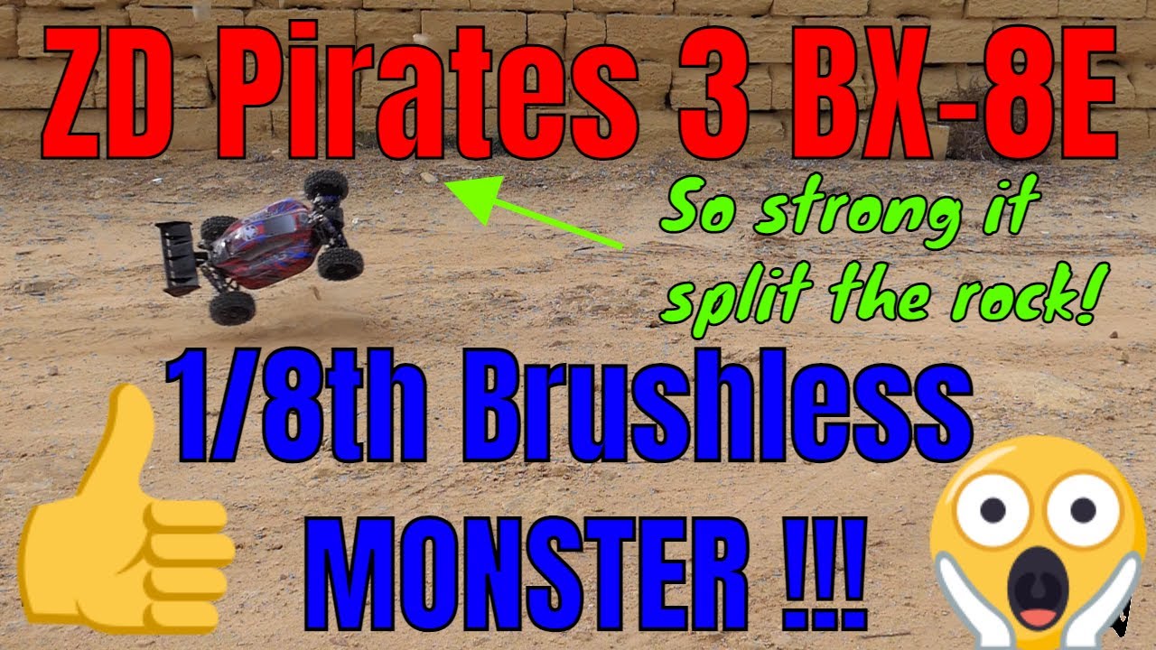 The Amazing ZD Racing Pirates3 BX-8E 1/8th Brushless MONSTER!!