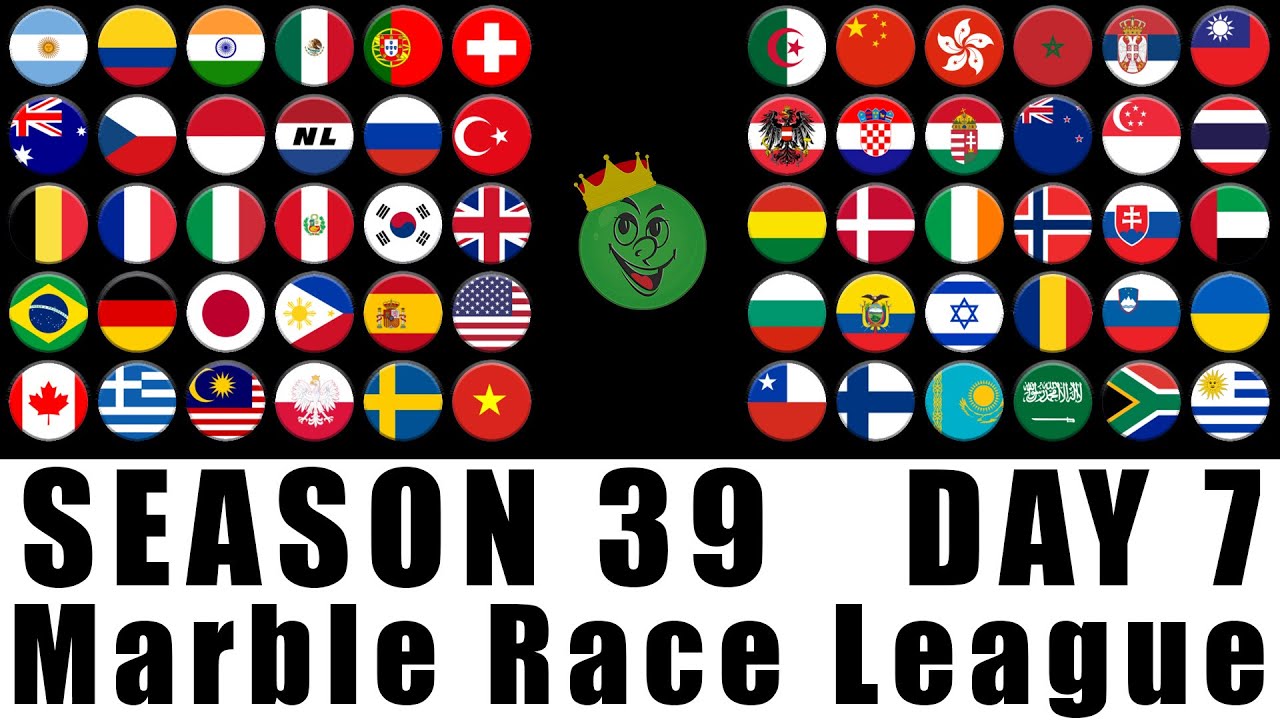 Marble Race League Season 39 Day 7 Marble Race in Algodoo / Marble Race King