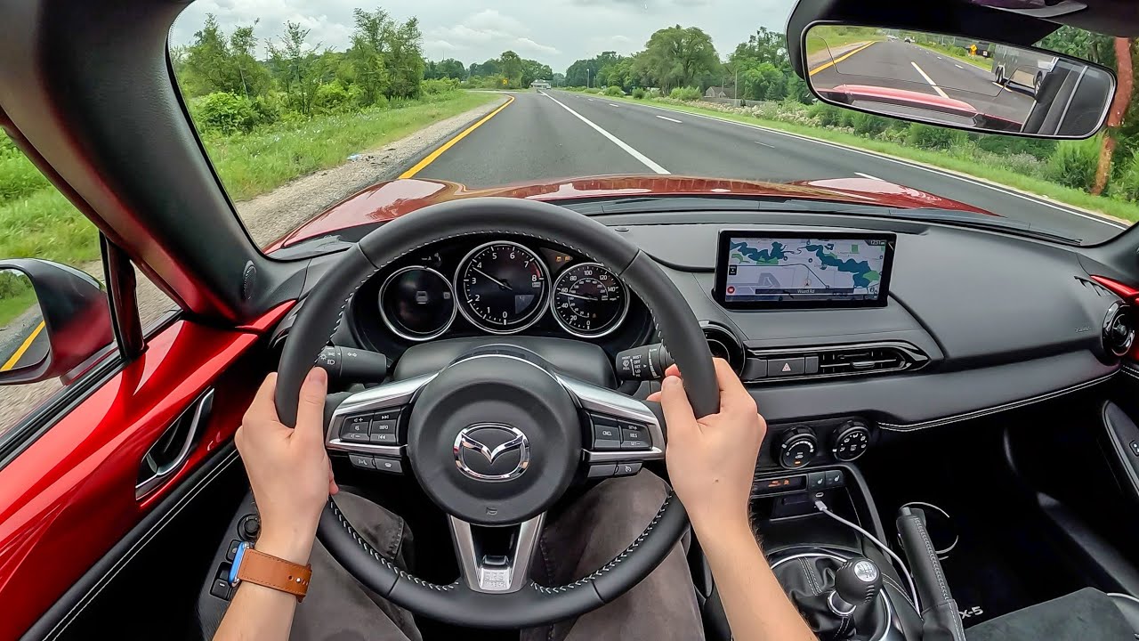 2024 Mazda MX-5 Miata RF Club - POV Test Drive (Binaural Audio)