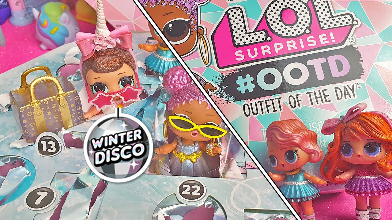 Il Calendario dell'Avvento LOL Surprise WINTER DISCO ❄️ #OOTD Outfit of the Day [Unboxing]