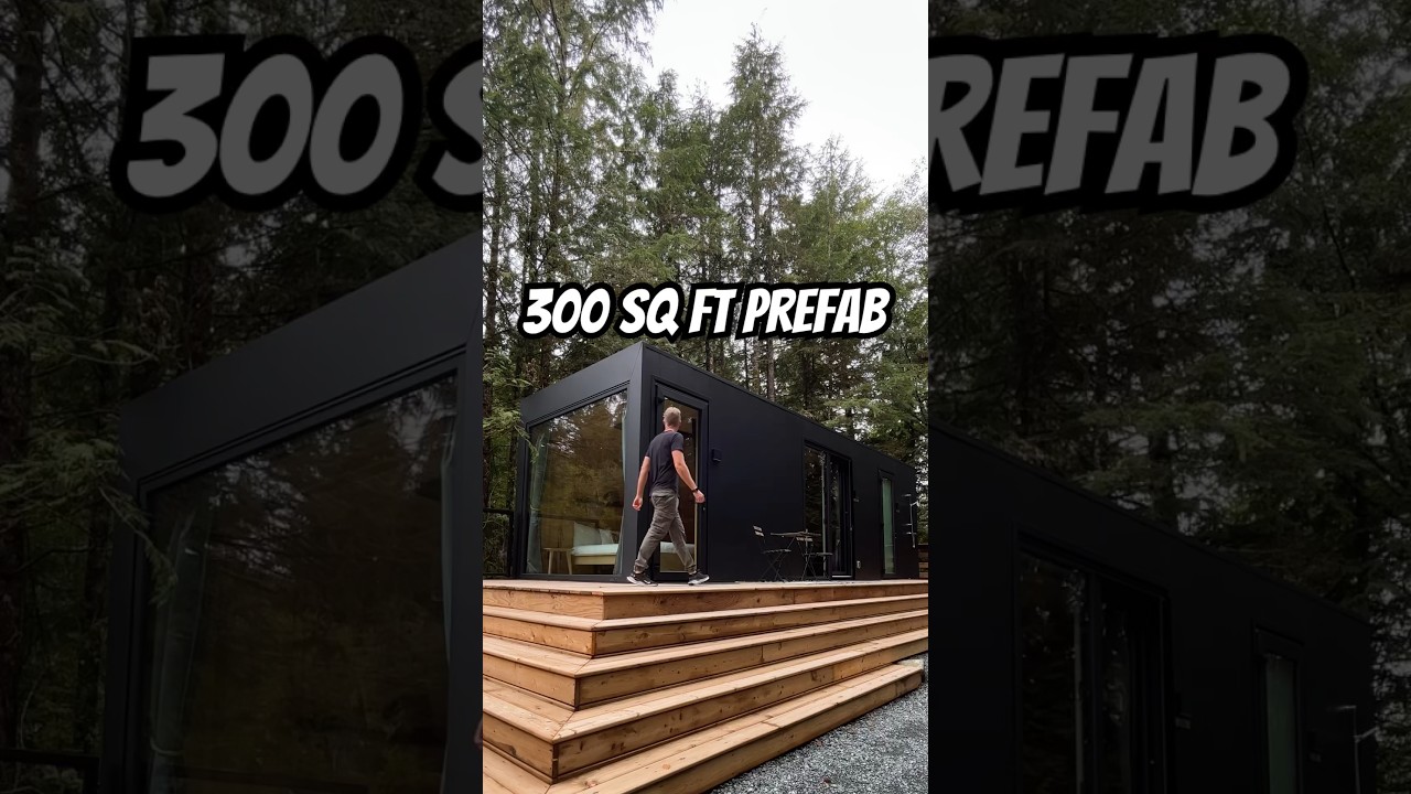 Inside a 300 sq ft Modern PREFAB HOME with a Cottage Style Interior #hometour #tinyhouse