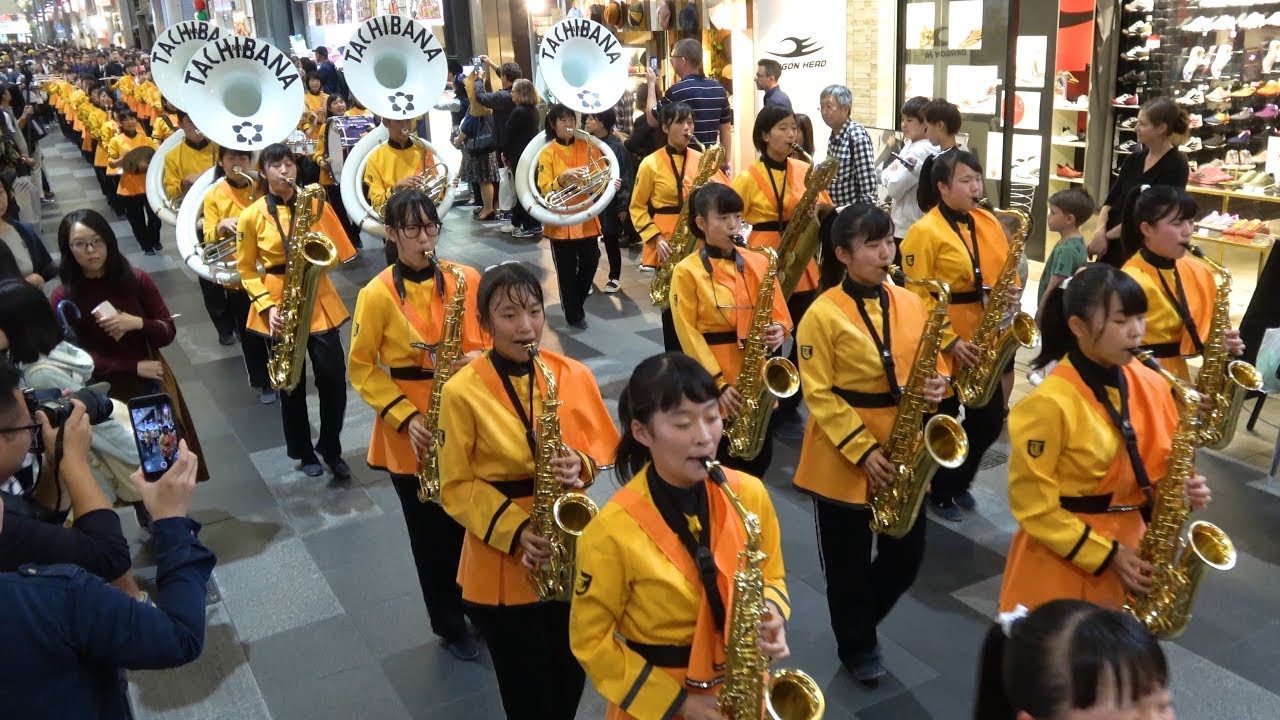 京都橘高校　文化庁創立50周年記念パレード 　Kyoto Tachibana S.H.S Band