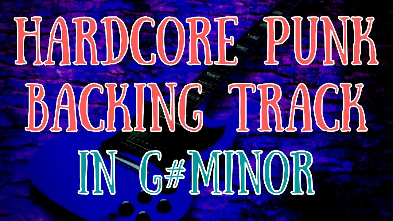 Hardcore Punk Backing Track in G# minor