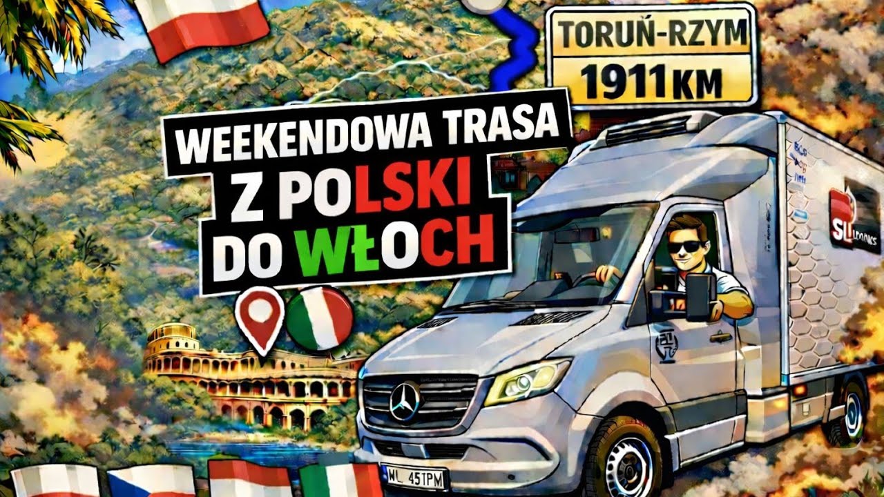Robota na spokojnie - weekendowa trasa z Torunia do Rzymu!! 