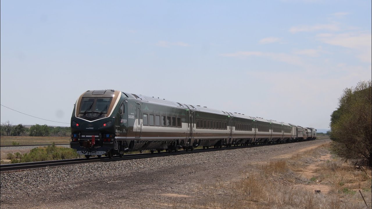 AMTRAK'S NEW AIRO TRAIN ON COLORADO'S JOINT LINE!