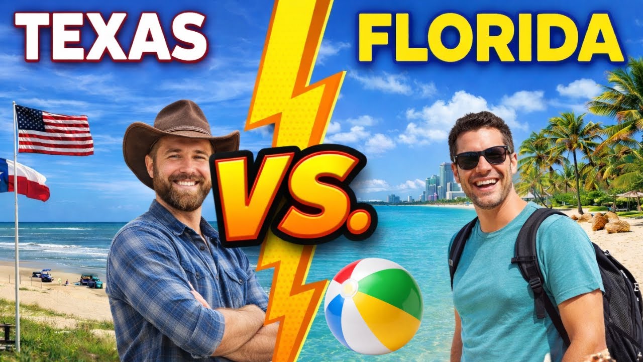 Best WINTER Beaches: Florida vs. Texas - Who Wins?