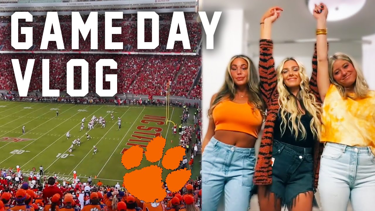 Away Game Day Vlog : Clemson vs NC State | Mackenzie Grimsley