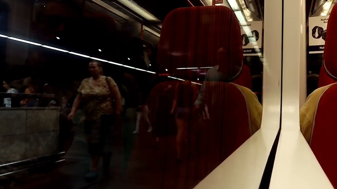 (DPP) Jízda metrem na lince C v úseku Pankrác - Ládví.