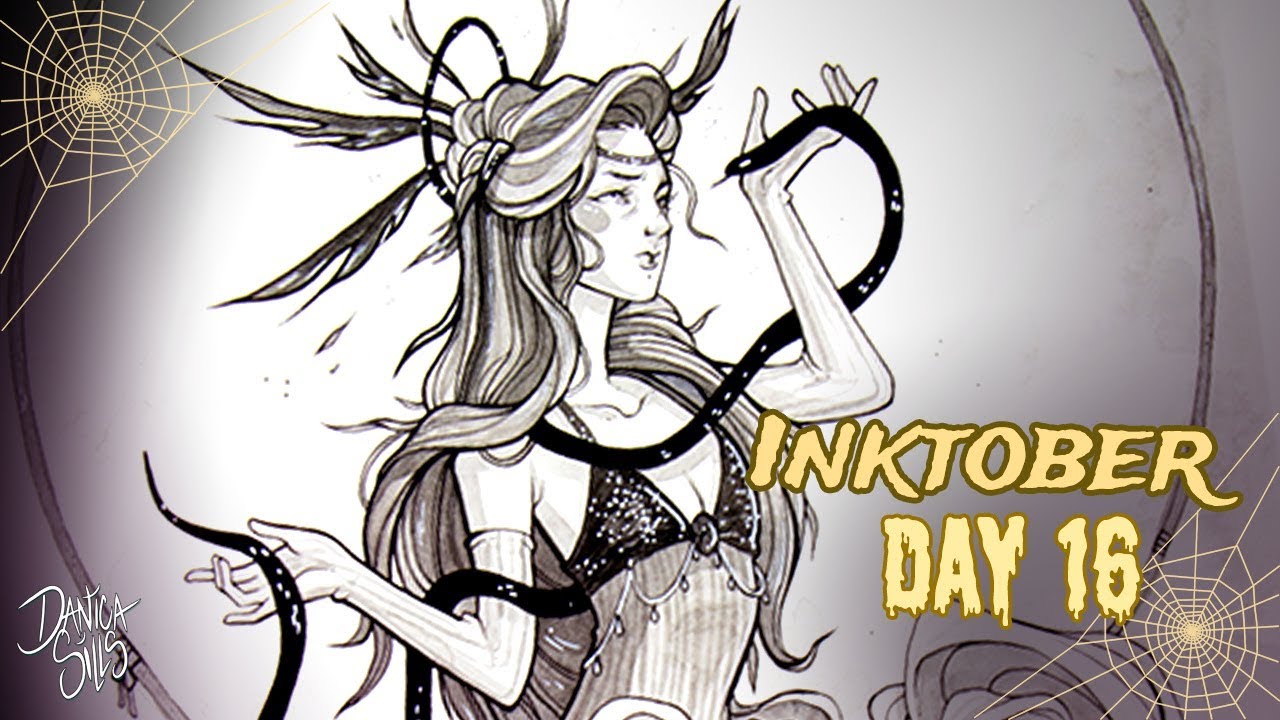 Inktober Day 16 • Snake Charmer • My Career Path