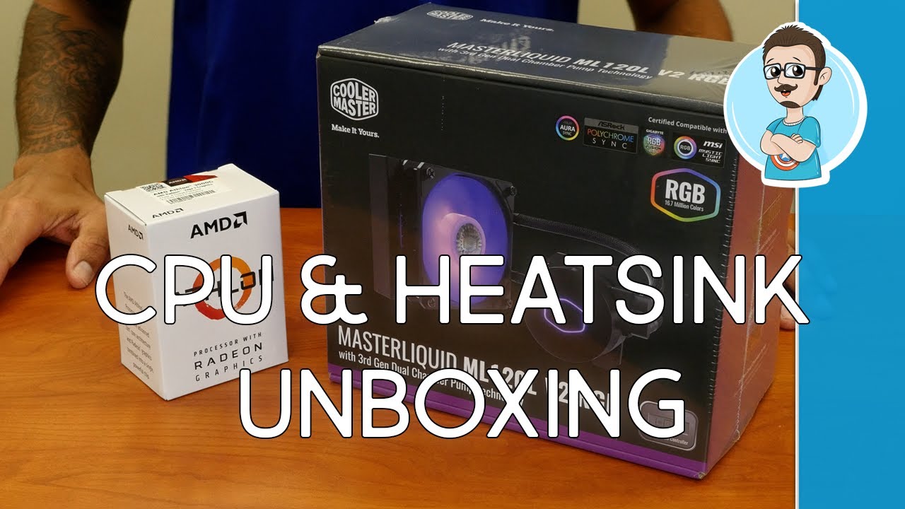 AMD Athlon 3000G & MASTERLIQUID ML 120L CPU Cooler Unboxing | Ethereum Mining Build!
