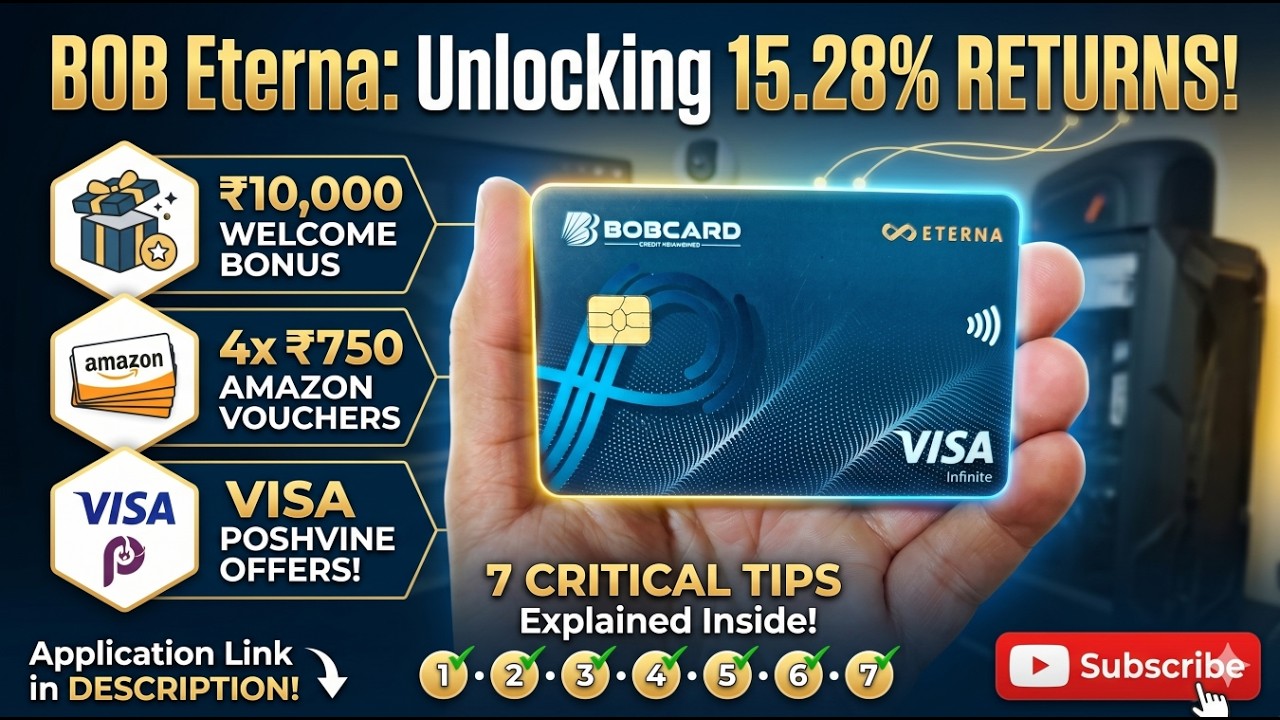 Кредитная карта BOB Eterna: 15% прибыли при пожизненном бесплатном использовании! - 7 советов для...