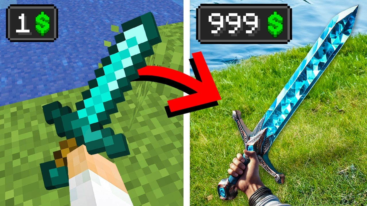 Minecraft, But Your Money = More Realistic