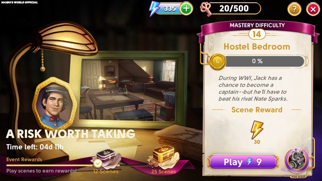 June's Journey Secrets 36 Scene 14 Hostel Bedroom Word Mode 4K ULTRA HD