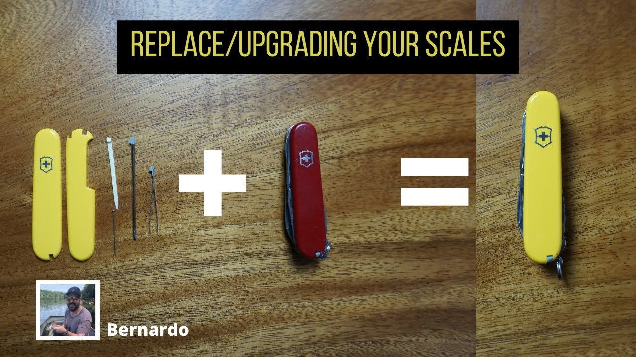How to replace Victorinox Swiss Army Knife Scales.