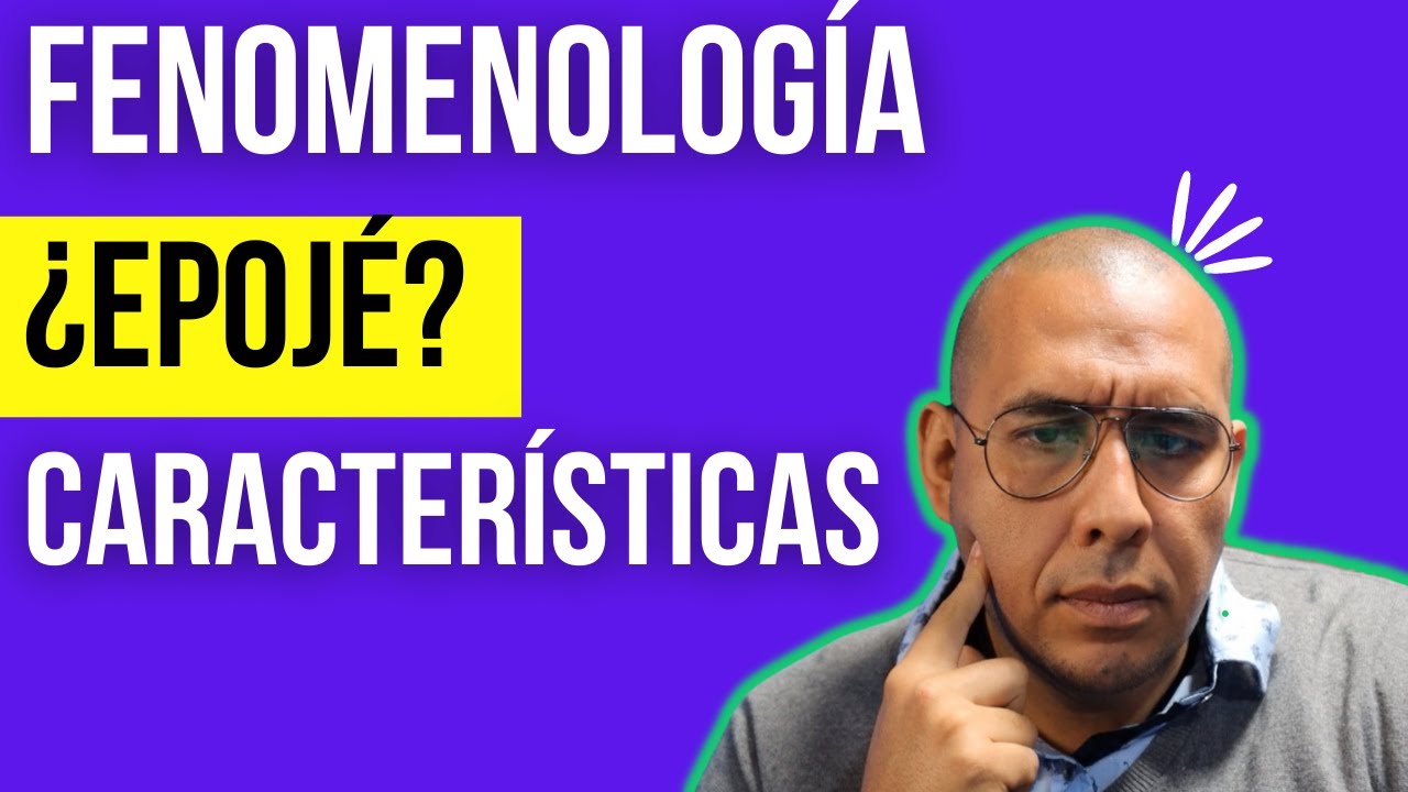 Fenomenología método de investigación (características)