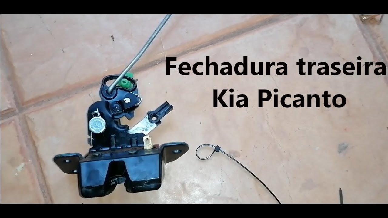 Porta malas Picanto não abre... Problema fechadura traseira Kia Picanto.