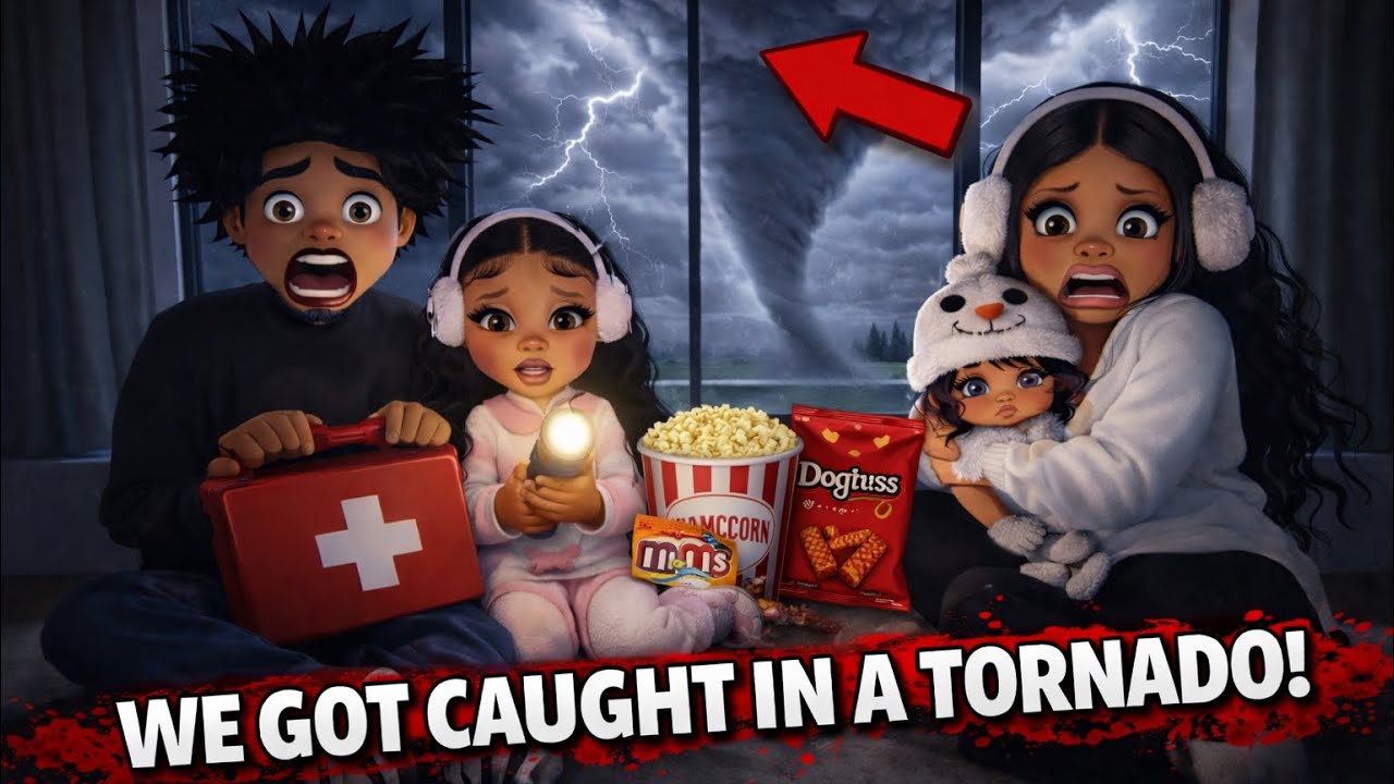 A MASSIVE HURRICANE HITS OUR HOUSE*we lost power*Life together roleplay!!!