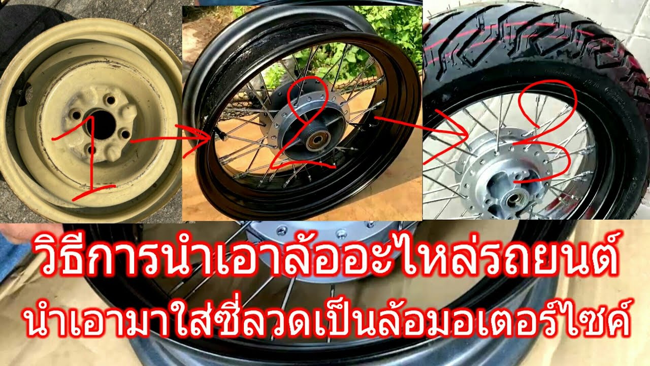วงล้อ กะทะล้อ มอเตอร์ไซค์  R 14  EP 98