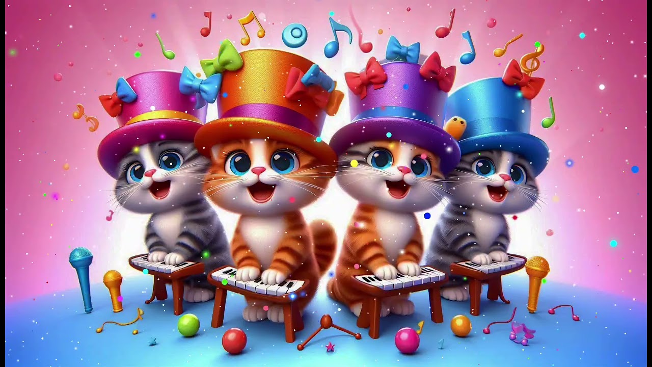 Jump, Jingle, Meow! | Fun Original Kids Song with Playful Kittens & Sing-Along Adventure!