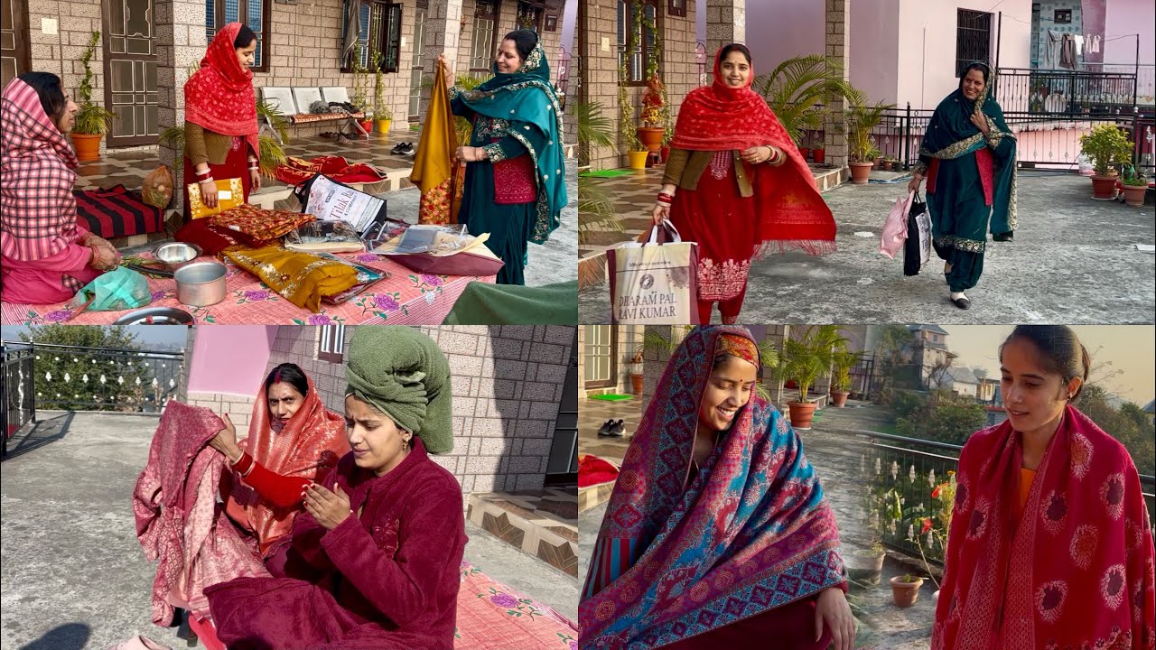 सासू माँ हमीरपुर से बहुत सारी शॉपिंग करके लाए 🛍️ #twins #himachal #village 