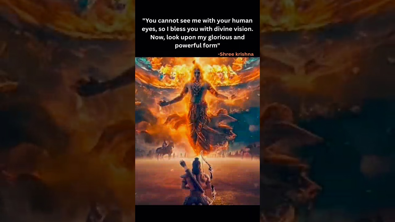 Krishna's glorious Cosmic form Revealed 