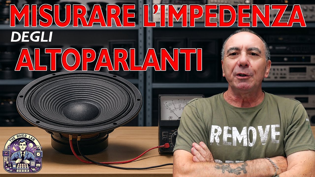 131 MISURARE IN MODO CORRETTO L'IMPEDENZA DEGLI ALTOPARLANTI #electronic  #audio