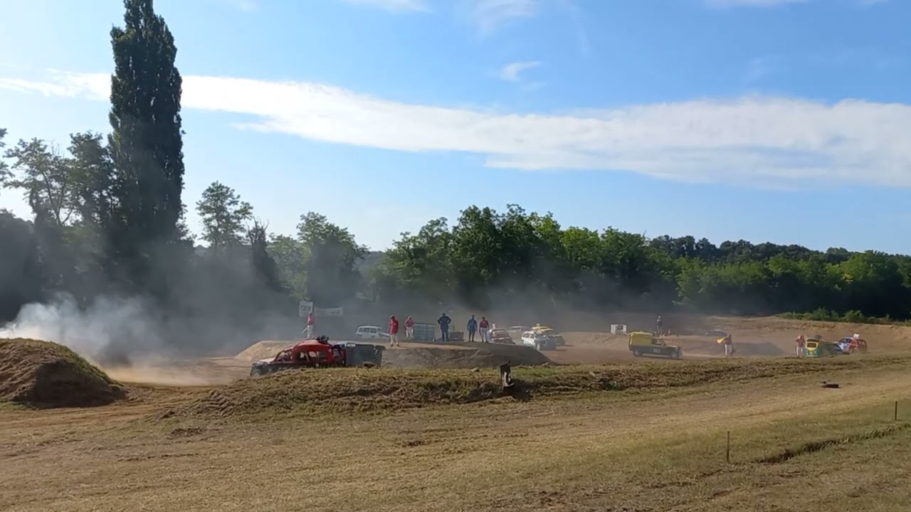 Stock car  Course à Charmes sur l'Herbasse  manche 16 4L en 8  16 juillet 2023
