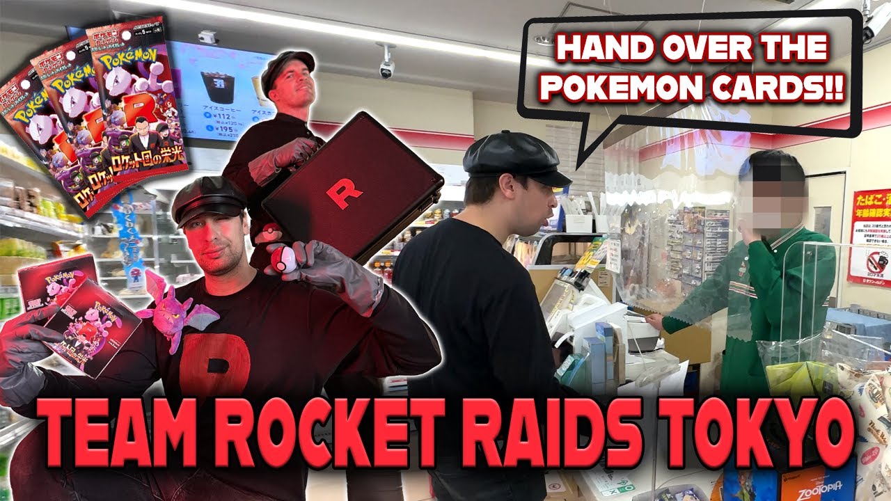 Team Rocket Raids Convenience Stores in Japan