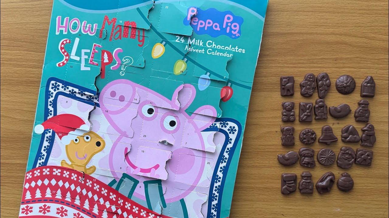 Peppa Pig 24 Chocolate Christmas Advent Calendar for Children