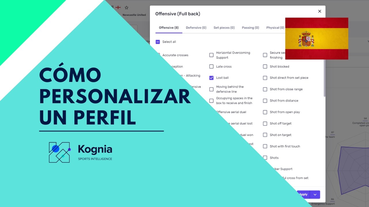 Perfil de jugador personalizado
