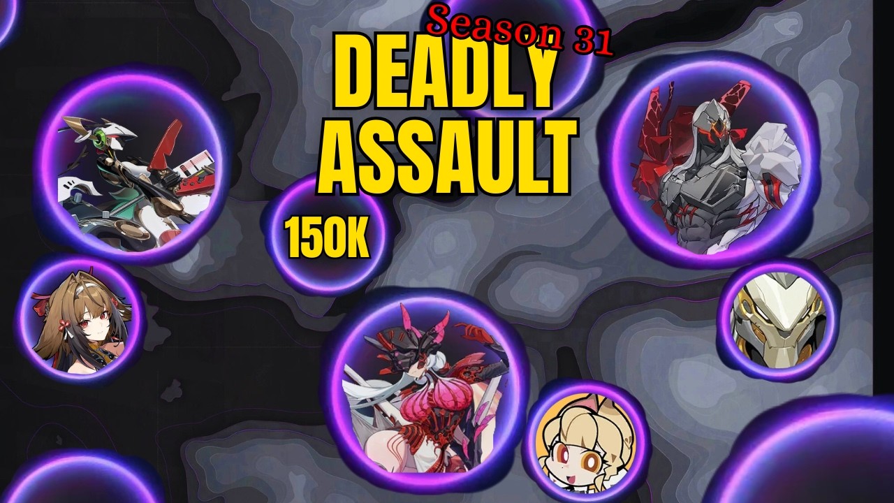 150K Deadly Assault Season 31 Clear with Ye Shunguang, Alice and Banyue | ZZZ 2.6