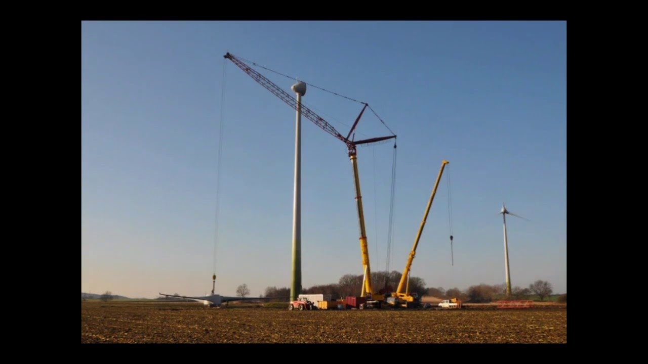 Enercon E44 hublift sweden erection team 14