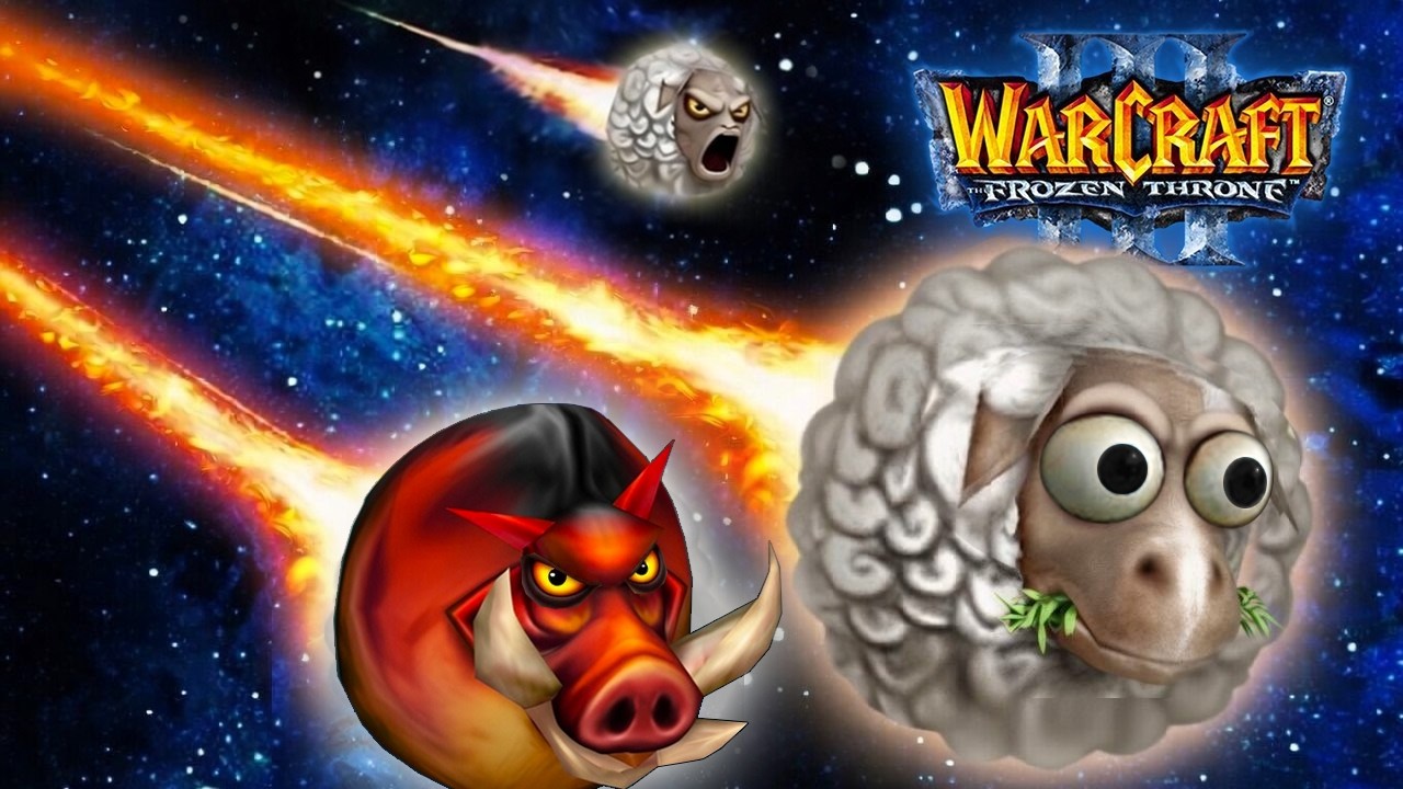 Звери против боссов в Warcraft 3  - Animal Farm Defense
