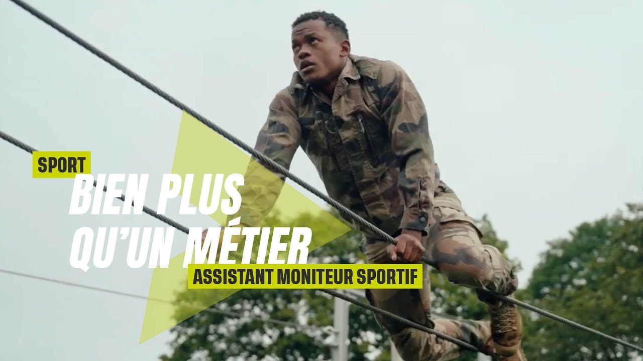 Assistant moniteur sportif : c’est toi qui boost les soldats !