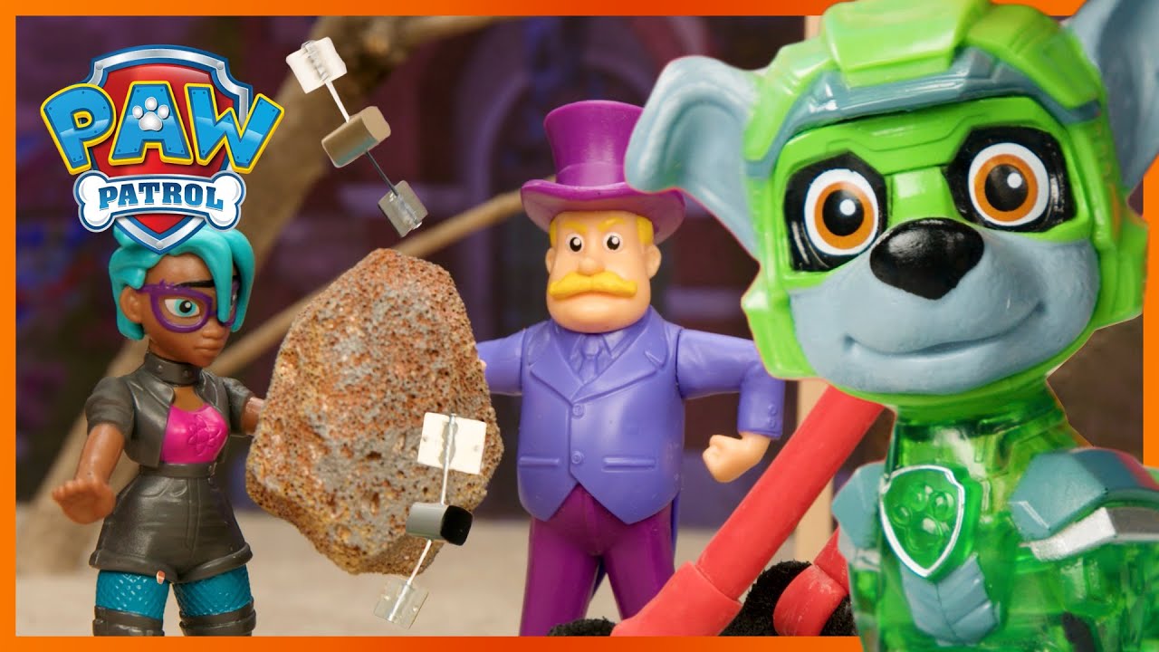 Mighty Pups Stop Falling Satellites! - PAW Patrol - Toy Play Episode for Kids