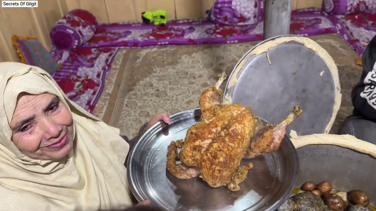 We Used Our Forefathers Traditional Method Of Cooking Whole Big Chicken 