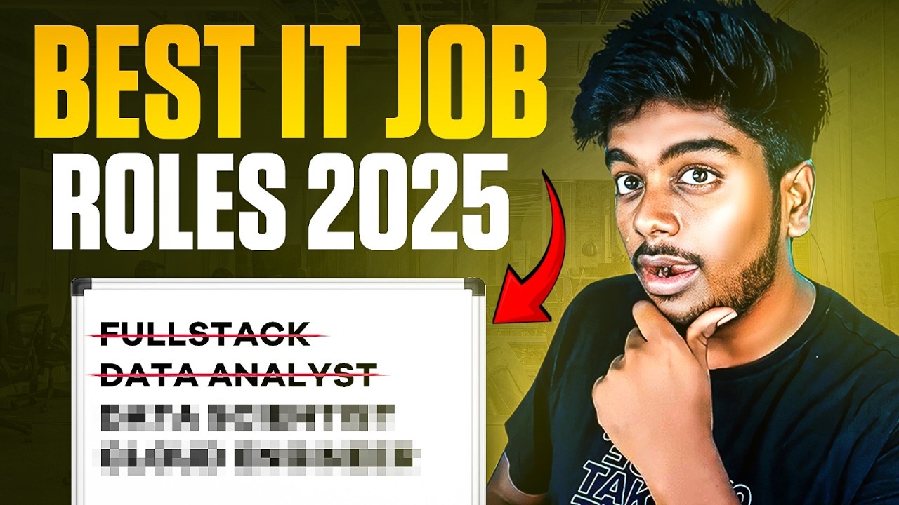 IT Job Roles - How to Pick Right One🤔 |Which Course is best for IT job Tamil