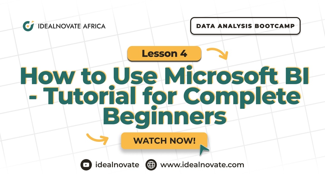 06. How to use Microsoft Power BI- Tutorial For Complete Beginners- Lesson 5