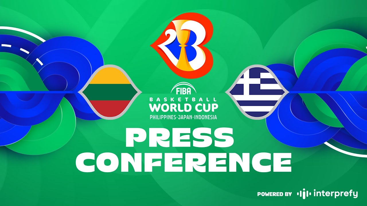 Lithuania v Greece - Press Conference | FIBA Basketball World Cup 2023