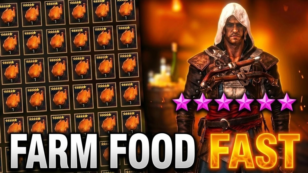 FASTEST 6 STARS! Level Up Champions Like THIS (Food Farming Guide) - Raid Shadow Legends