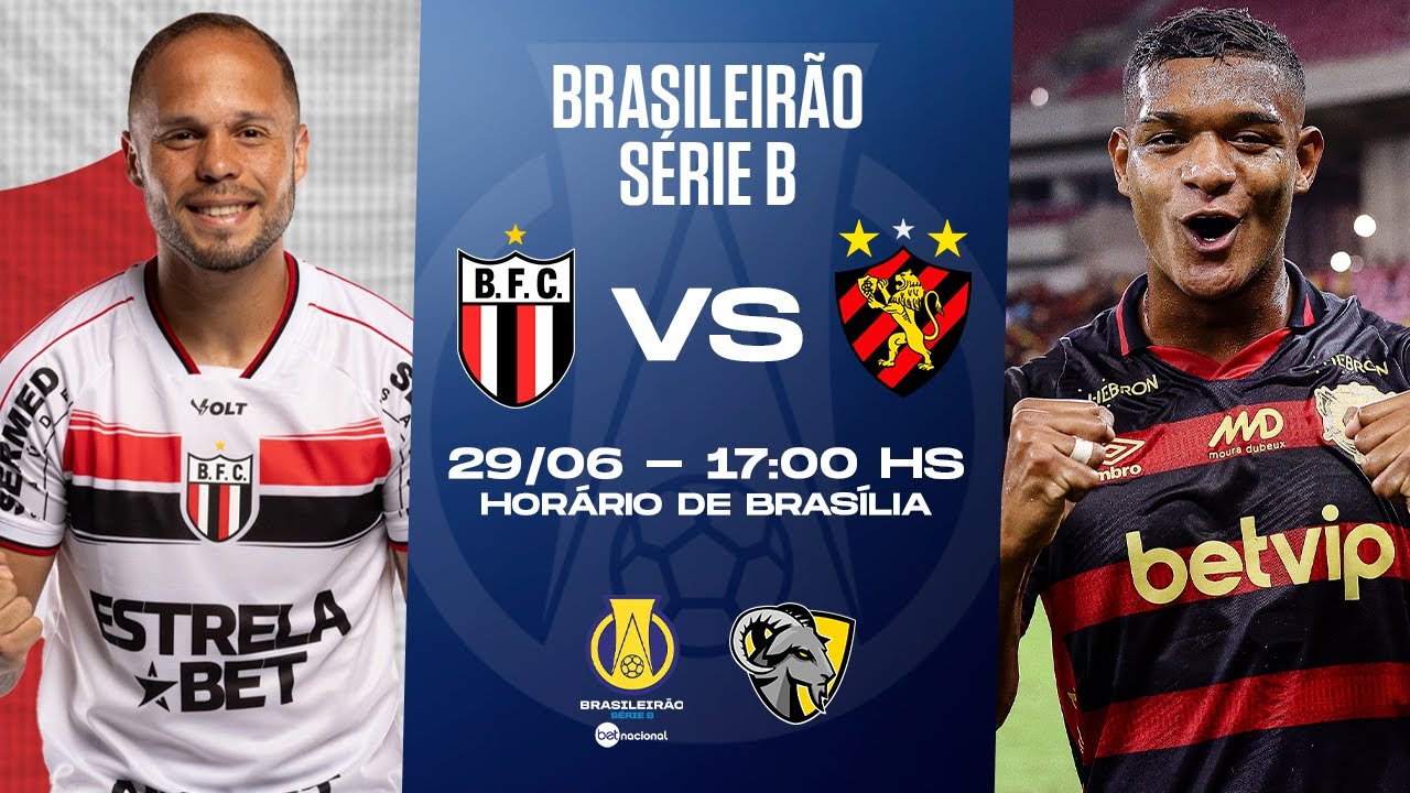 BOTAFOGO-SP X SPORT | BRASILEIRÃO SÉRIE B 2024 | AO VIVO E COM IMAGENS | 29.06 - 17H